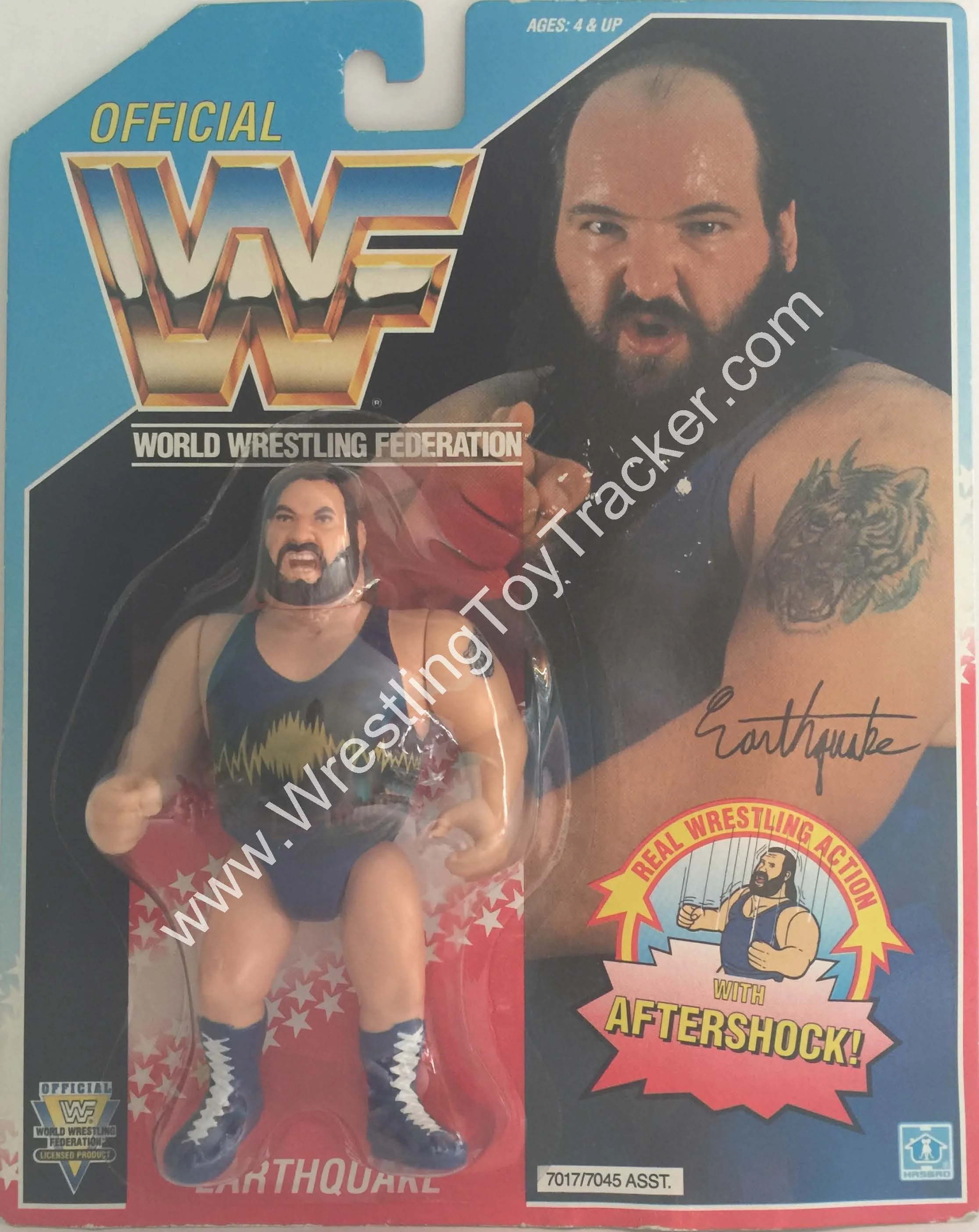 ハズブロ HASBRO WWF WWE アースクエイク ジョン・テンタ WWE WWF